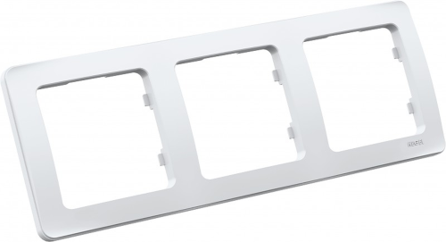 MASTER Рамка на 3 поста, белая | код Р403 | HEGEL