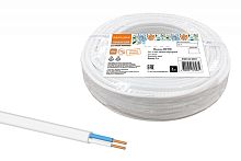 Провод ПУСП 2х1.5 (бухта 5м) белый Народный ТРТС | код SQ0126-0007 | РЭМЗ ТМ