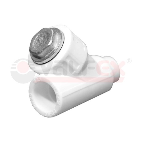 Фильтр сетчатый ВН 20 х 1/2' полипропиленовый PPR белый | код 10142020 | VALFEX