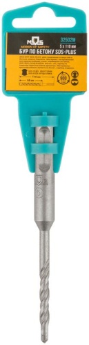 Бур по бетону SDS PLUS с двойной резьбой 5х110 мм | код 32502М | FIT фото 3