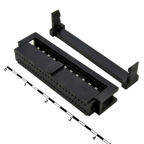 Разъём IDC1.27-50 RUICHI, 50 контактов | код 70887 | Ruichi