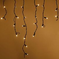 Гирлянда ARD-ICICLE-CLASSIC-5000x500-BLACK-160LED-FLASH Warm (230V, 10W, IP65) (Ardecoled, -) | код 42726 | Arlight