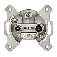 Розетка тв-спутник SAT-TV-FM проходная. Механизм. | код S4110 | JUNG