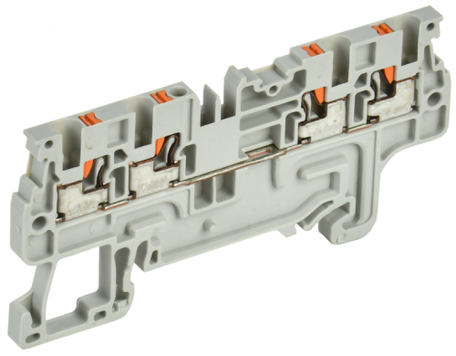 Колодка клеммная CP-MC 4 вывода 1,5мм2 серая IEK | код YCT22-00-4-K03-001 | IEK