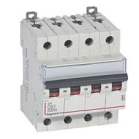 Выключатель автоматический четырехполюсный DX3 10000 63А C 16кА | код. 409342 |  Legrand 