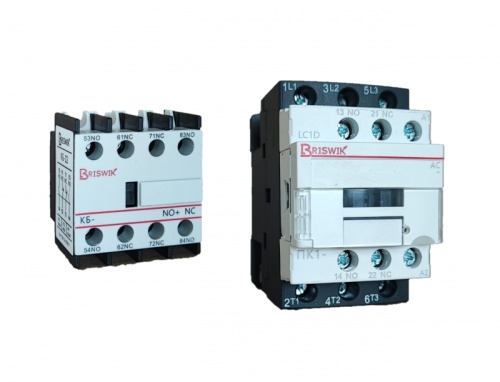 Контактор Briswik ПК1-0095124LC1D 9А 24V/AC 5НО/1НЗ | код LC1D00951B7.BR | Briswik
