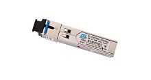 Модуль промышленный GIGALINK SFP, WDM, 100/155 Мбит/c, одно волокно SM, SC, Tx:1310/Rx:1550 нм, 14 дБ (до 20 км) -40C | код GL-OT-SF14SC1-1310-1550-I | GIGALINK