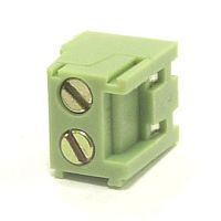 Клеммная колодка винтовая RUICHI XY303V-02P на 2 клеммы M2.5, шаг 3.81 мм, лифт, 10 А, 26-16 AWG | код 58228 | Ruichi