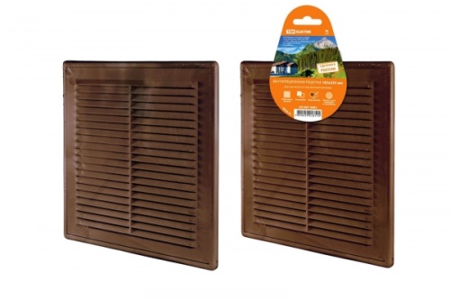 Решетка разъемная с москитной сеткой, 183х253 ЭКО (коричн.) TDM | код SQ1807-0085 | TDM
