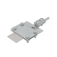 Соединитель контрольный универсальный UKS-B40-D5-8 TD полоса до 40мм пруток d5-8мм сталь термодиффузион. цинк. КМ MA0077