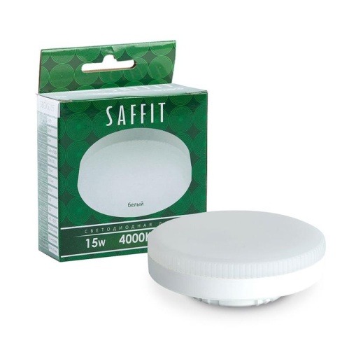 Лампа светодиодная 15Вт 230В GX53 4000К SBGX5315 SAFFIT 55192