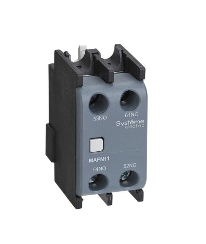 Блок контактный дополнительный MC1G/E 2НО фронт. монтаж. | код. MAFN20 | Systeme Electric