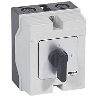 Переключатель - положение вкл/откл - PR 17 - 2П - 2 контакта - в коробке 96x120 мм | код 027716 | Legrand
