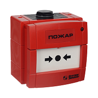 Извещатель пожарный ручной ИП535-8М (ИПР-ПРО-М) (красный пластик, настенная установка) | код MCP-PRO-M | System Sensor