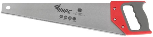 Ножовка по дереву, средний каленый зуб 7 ТPI, 2D заточка, пластиковая прорезиненная ручка 450 мм | код 40317 | FIT фото 6