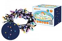 Гирлянда светодиодная Шарики 100LED, 10м, многоцвет., каучук чер., посл.подключ., 250 В, IP65, TDM | код SQ0361-0065 | TDM