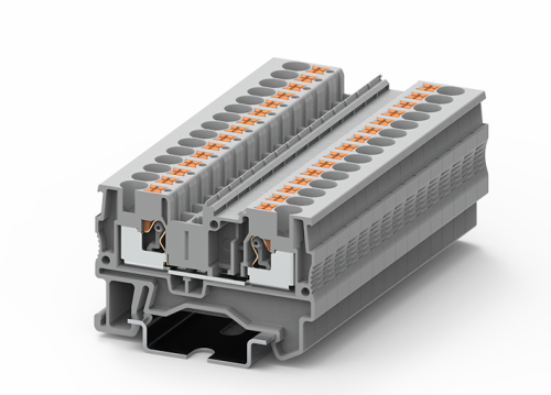 TP4-2L/R-OG Клемма TP 1-1 проходная со встроенным диодом, Push-in, сеч.4мм2, оранж., шт | код TP4-2L/R-OG | SUPU TP4-2L/R-OG Клемма TP 1-1 проходная со встроенным диодом, Push-in, сеч.4мм2, оранж., шт | код TP4-2L/R-OG | SUPU