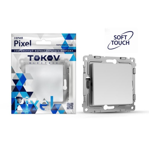 Переключатель перекрестный 1-кл. СП Pixel IP20 механизм айс TOKOV ELECTRIC TKE-PX-P1R-C34