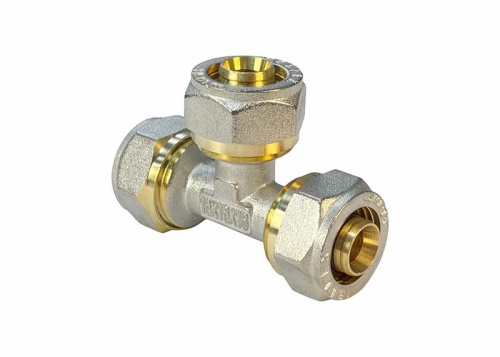 Тройник обжимной 16 (140/10) | код VF.331.N.161616 | VALFEX