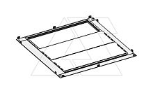 Дно щита NEO 1200x600мм (ШxГ), RAL7035, IP55 | код 632-600 | Tekpan