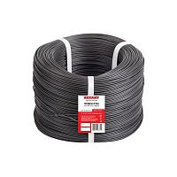 Провод ПГВА 1х0.50 мм2, Cu, черный, бухта 500 м, | код 01-6516-1 | REXANT