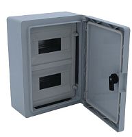 Корпус щита распределительного 250x330x130мм, Din-рейки 18M (2х9), навесной, пластик | код CP5102 | CETINKAYA PANO