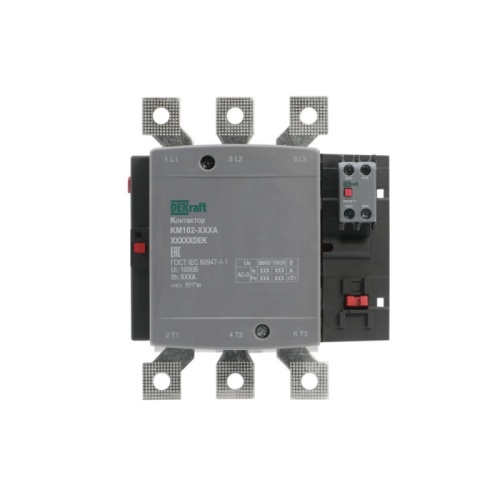Контактор 225А 110В_АС АС3_ АС4 1НО+1НЗ КМ-102 | код 21954DEK | DEKraft