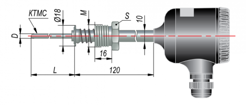 Преобразователь термоэлектрический (0...+1200 С) ДТПN295М-0918.250.G1/2.1,0.И | код 130856 | ОВЕН