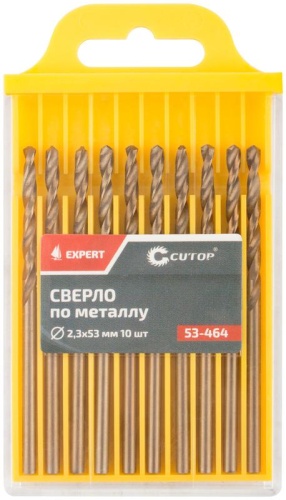 Сверло по металлу Cutop EXPERT, 2.3х53 мм (10 шт) | код 53-464 | FIT фото 3