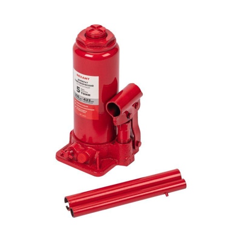 Домкрат гидравлический бутылочный 5т в пластиковом кейсе | код 80-0611 | REXANT фото 2