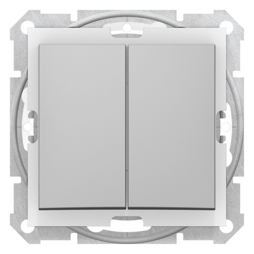 SEDNA ВЫКЛЮЧАТЕЛЬ 2-клавишный, сх.5, 10А, 250В, IP44, АЛЮМИНИЙ | код SDN0300460 | Systeme Electric SEDNA ВЫКЛЮЧАТЕЛЬ 2-клавишный, сх.5, 10А, 250В, IP44, АЛЮМИНИЙ | код SDN0300460 | Systeme Electric