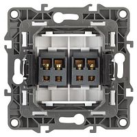 Розетка аудио двойная, Эра12, слоновая кость, 12-3112-02 | код Б0027462 | ЭРА