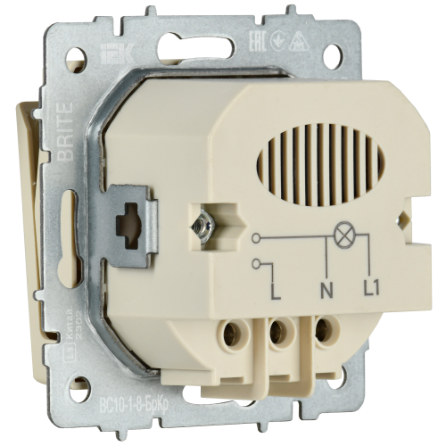 BRITE Выключ. карточный 30А ВС10-1-8-БрКр беж. IEK | код BR-V11-0-10-K10 | IEK фото 7 BRITE Выключ. карточный 30А ВС10-1-8-БрКр беж. IEK | код BR-V11-0-10-K10 | IEK фото 7