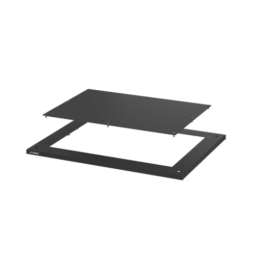 Комплект крыши с фланцем черные RAL9005 ШхГ 600x800 мм | код R5NKRF68B | DKC