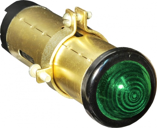 Сигнальная арматура АС-220 зеленая без лампы, диаметр посадочного отверстия 32мм, У2 | код A8013-78103578 | РЕЛЕ И АВТОМАТИКА