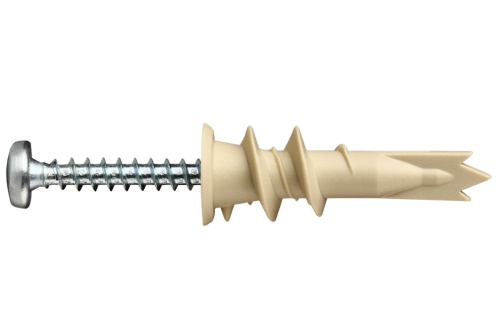 Анкер для гипсокартона PBA 14х39 с шурупом (100шт) | код. 86912 | Европартнёр