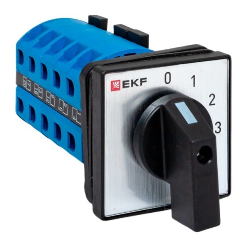 Переключатель кулачковый ПК-1-102 25А 2P «0-1-2-3» IP65 EKF | код pk-1-102-25-65 | EKF фото 2