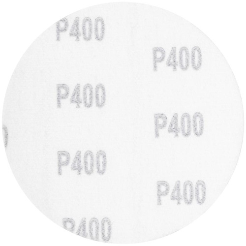 Круги шлифовальные сплошные (липучка), алюминий-оксидные, 125 мм, 5 шт. Р 400 | код 39817М | FIT фото 2