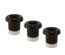 Керамический проходной изолятор для провода черный (10шт) TDM | код SQ2802-0024 | TDM