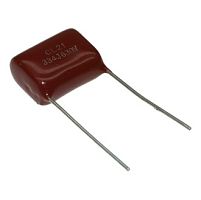 Металлопленочный конденсатор RUICHI 0.33 мкФ, 630 В, 10%, CL21 | код 55340 | Ruichi