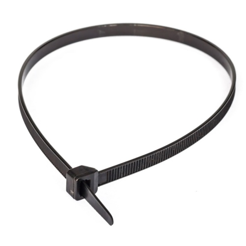 Хомут-стяжка кабельная нейлоновая 2,5х160 мм черная (100 шт/50000 шт уп/кор) Промрукав | код PR08.3521 | ПРОМРУКАВ