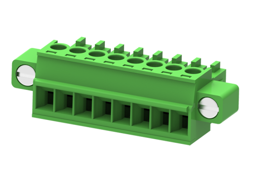 MC-RA3.5H07C-K-0001 Разъём гнездовой MC,шаг 3.5мм,7 конт. с винт.,зел., шт | код MC-RA3.5H07C-K-0001 | SUPU