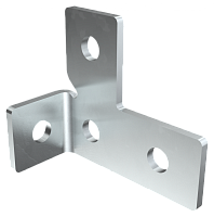 Пластина T-образная с лев. отгиб. под 90град. EZ IEK | код CPL10-TLO-90-EZ | IEK