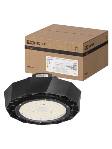 Светильник ДСП-04-150 UFO 150 Вт, 22 500 лм, 5000 К, 100-277 В, IP65, TDM | код SQ0352-0020 | TDM Светильник ДСП-04-150 UFO 150 Вт, 22 500 лм, 5000 К, 100-277 В, IP65, TDM | код SQ0352-0020 | TDM
