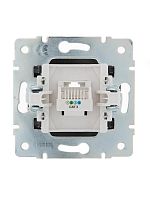 KARINA Розетка телефонная евро чёрный бархат (10шт/120шт) | код 707-4288-137 | LEZARD