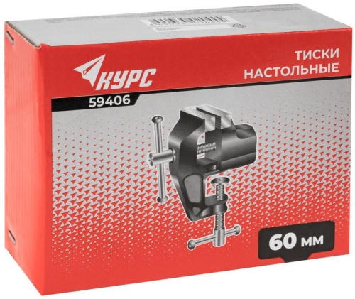 Тиски настольные облегченные 60 мм (0.75 кг) | код 59406 | FIT фото 3