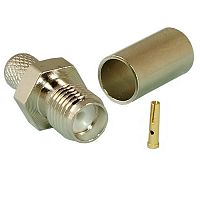 Разъём высокочастотный RUICHI SMA-C58J, обжимной | код 64938 | Ruichi