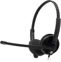 Наушники с микрофоном Оклик HS-L900 черный 1.6м накладные оголовье (1532022) | код 1532022 | Oklick