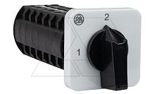 Переключатель BS 16 72K U, 7P, 20A, тип 1-2 (90°), 7NO на 1_2, без перемычек, на дверь, фронт IP40 | код EAC610945 | Rade Koncar