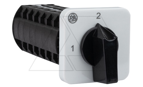 Переключатель BS 16 72K U, 7P, 20A, тип 1-2 (90°), 7NO на 1_2, без перемычек, на дверь, фронт IP40 | код EAC610945 | Rade Koncar Переключатель BS 16 72K U, 7P, 20A, тип 1-2 (90°), 7NO на 1_2, без перемычек, на дверь, фронт IP40 | код EAC610945 | Rade Koncar